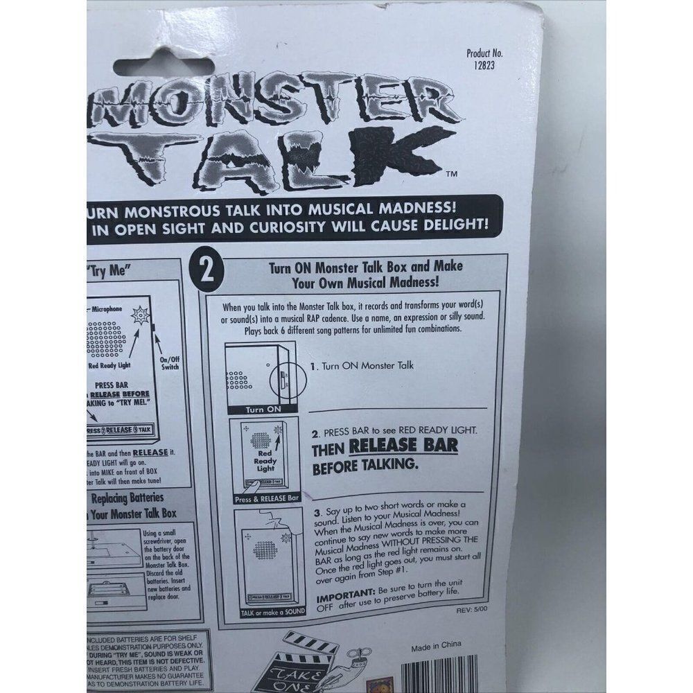 Vintage-Halloween Monster Talk 2000 interactive - Picture 10 of 10
